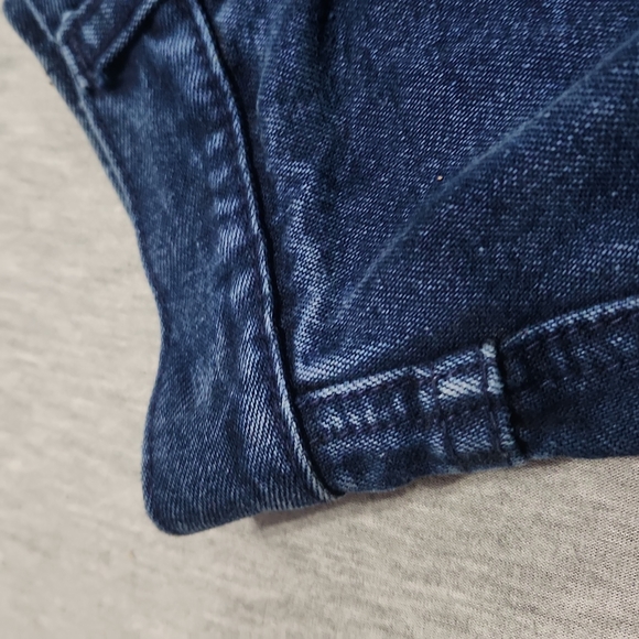 Vintage Brittania High Rise Tapered Leg Dark Blue Wash "Mom" Jeans - Picture 15 of 16